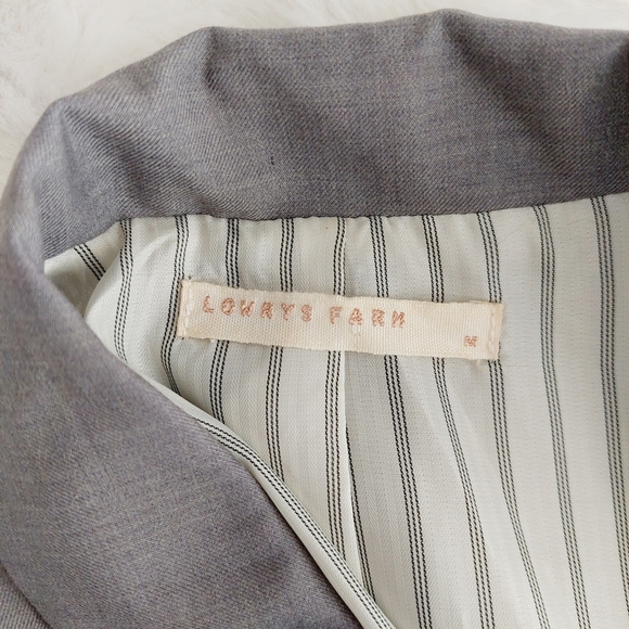 Loways Farm Grey 2 Button Blazer Jacket P2256 - Picture 5 of 7